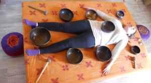 Massage aux bols tibétains